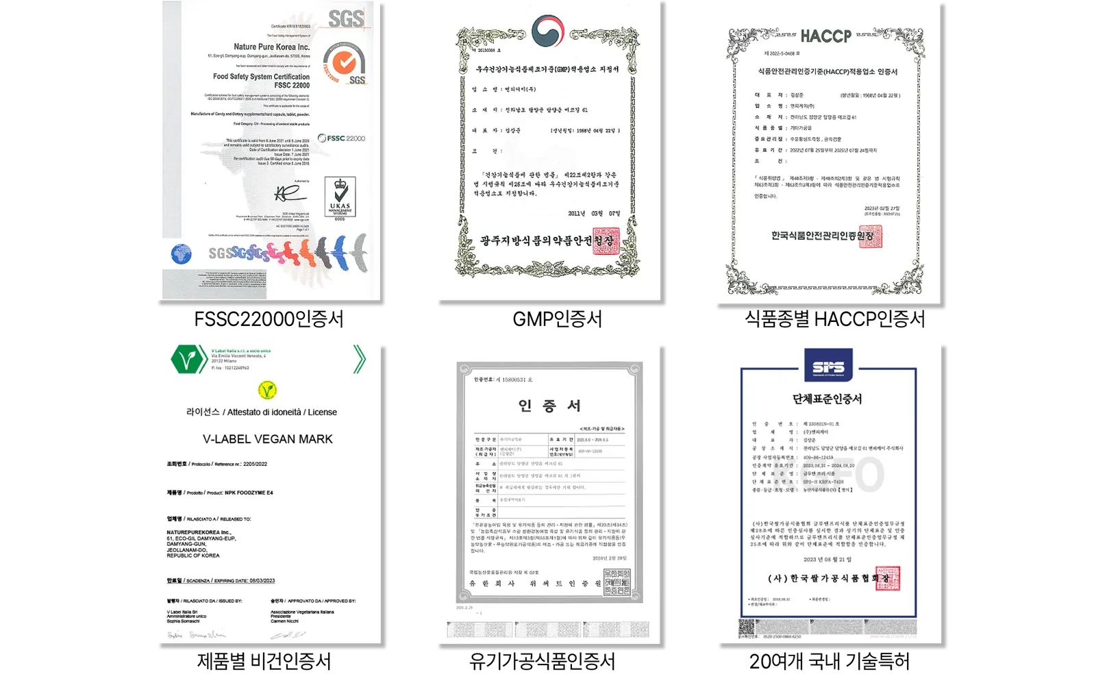 Certificates